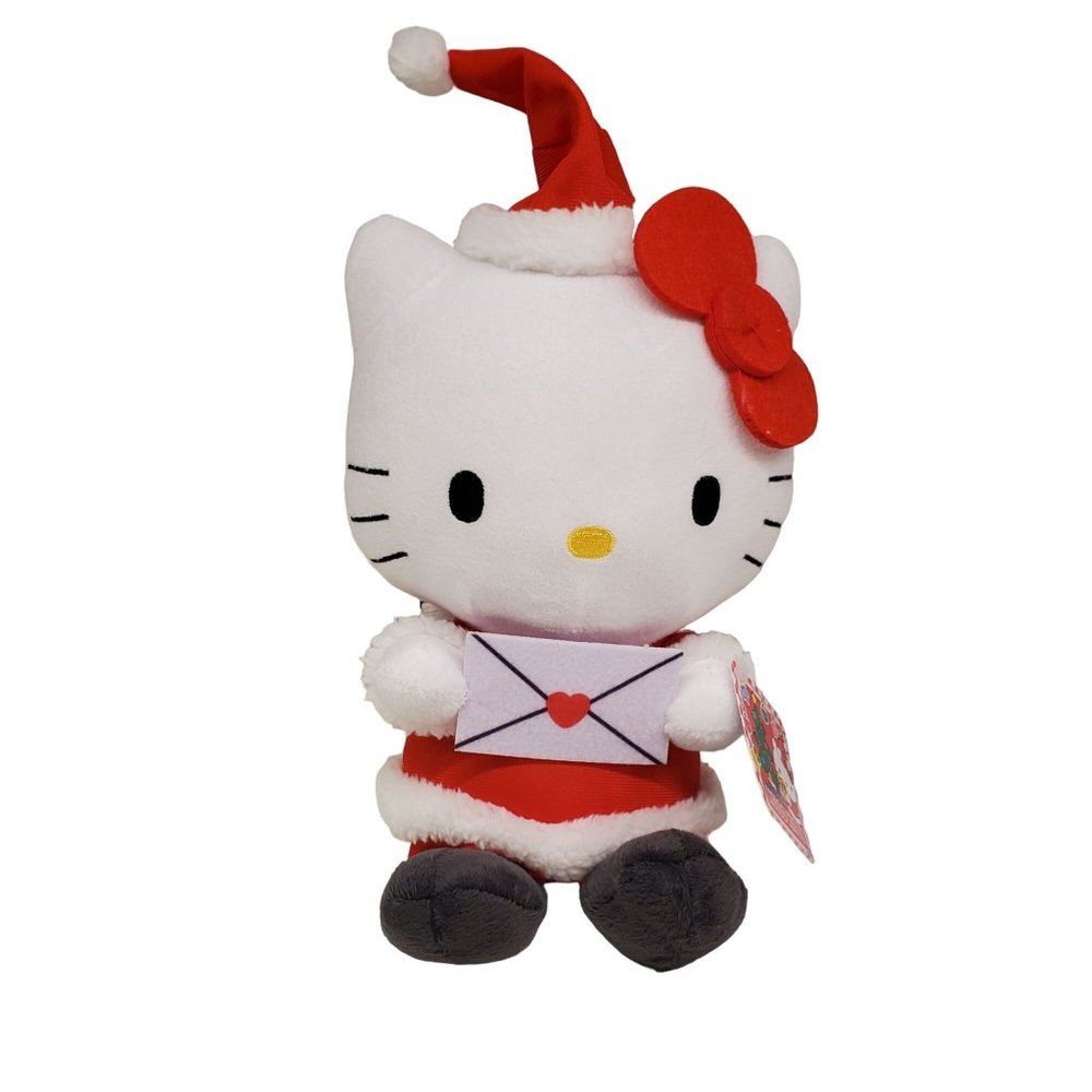 Hello Kitty Christmas Plush Christmas Hello Kitty Stuffed Animal - Picture 1 of 7